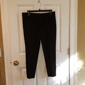 anana Republic Sloan Fit Black Crop Pant